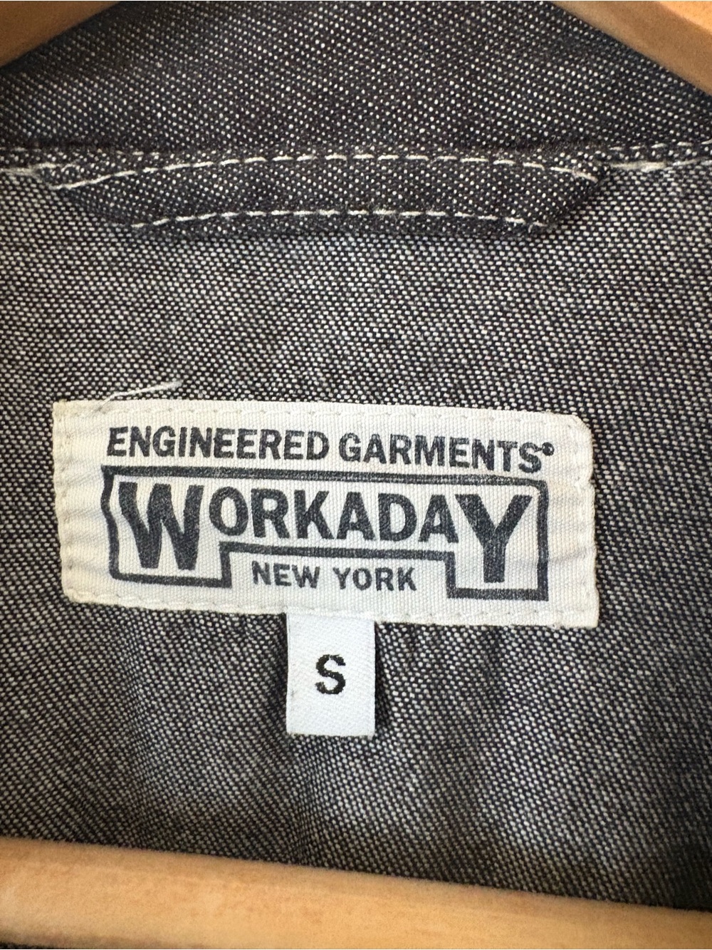 Engineered Garments Made in USA Denim Chore Jacket - Picture 5 of 9